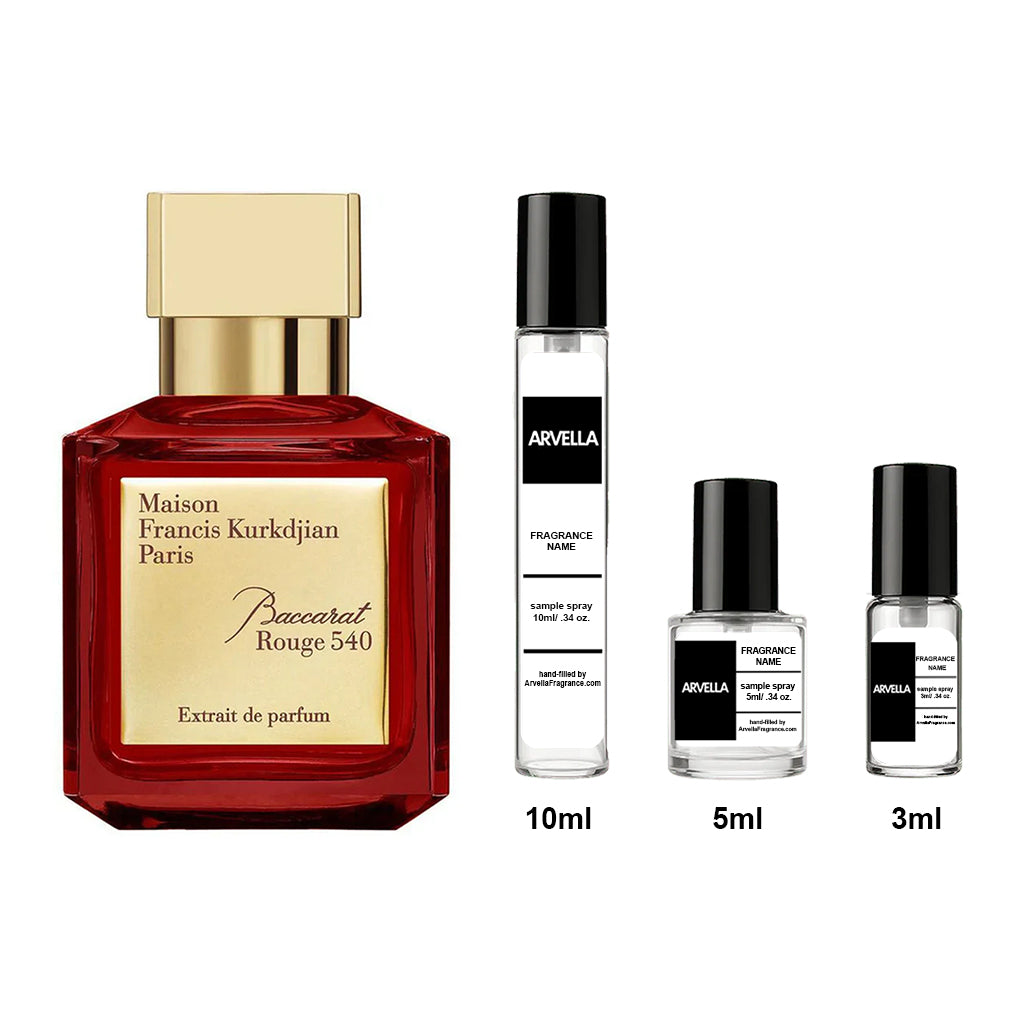 Maison Francis Kurkdjian Baccarat Rouge 540 Extrait Sample 10ml Spray - Arvella Fragrance